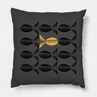 Against The Stream Pillow