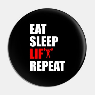 eat sleep lift repeat Pin