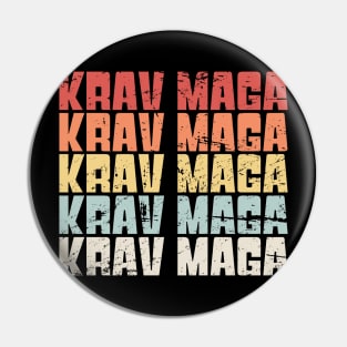 Vintage KRAV MAGA Martial Arts Pin