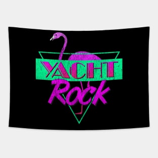Yacht Rock Party Boat Drinking graphic 80s Faded Tapestry