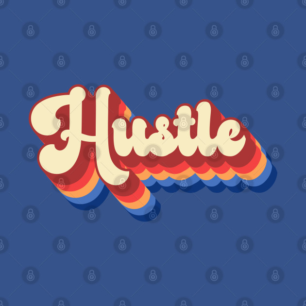 Discover Hustle vintage retro - Retro Vintage Aesthetic - T-Shirt