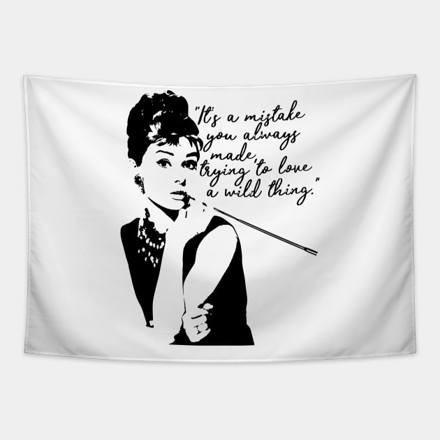 Breakfast at Tiffanys Tapestry by mariansar