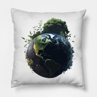 Save Earth Day World Environment Day Inspirational Gift Pillow