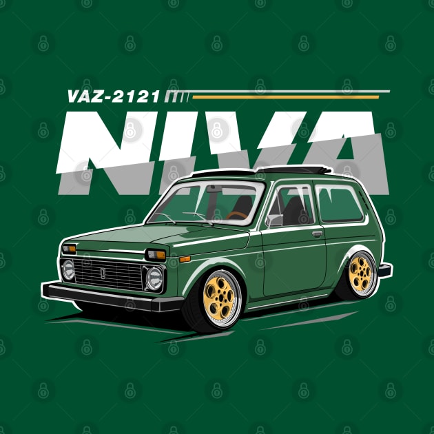 Stanced Lada Niva by shketdesign