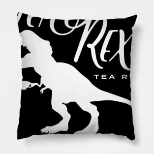 Tea Rex Tea Room & Coffee House Pillow