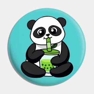 Boba Panda Pin