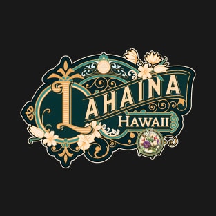 LAHAINA Strong Palm Trees Sunset Lahaina Hawaii T-Shirt