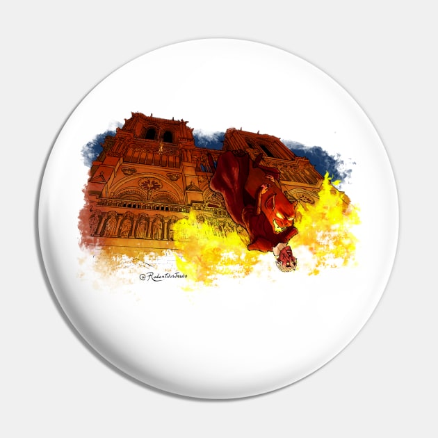 Claude Frollo Death Pin by Robertilustrado