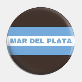 Mar del Plata City in Argentina Flag Pin