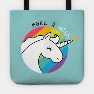 Make a wish unicorn Tote