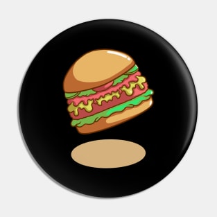 Hamburger Food Pin