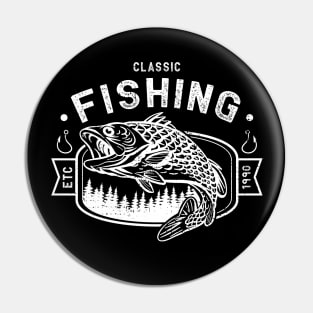 Classic fishing Pin