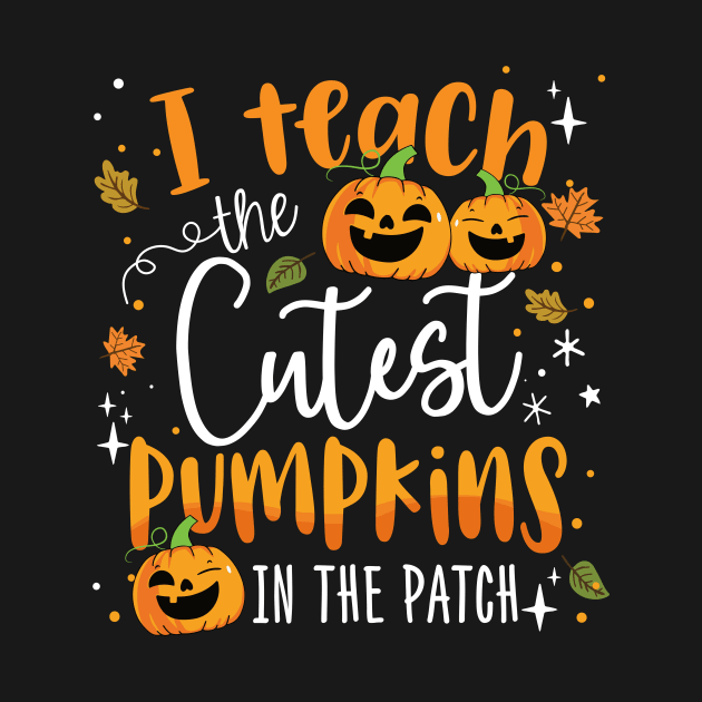 Teacher Halloween Pre-K Teacher Kindergarten Cutest Pumpkins by saugiohoc994