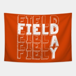 Field Day 2022 For school teachers kids and family Orange Tapestry