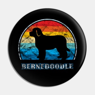 Bernedoodle Vintage Design Dog Pin