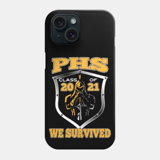 Parkville High School Knights Class of 2021 We Survived Design Phone Case