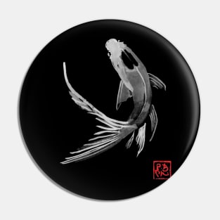 carp koi in black Pin