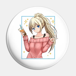 Bubble-Tea-Anime-Girl-Kawaii-Japanese-T-Shirt Pin