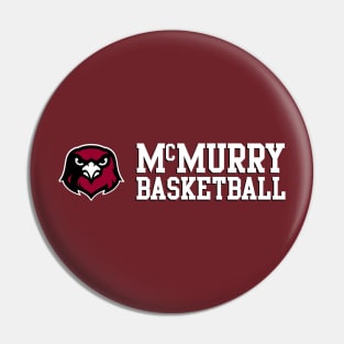 McMurry Basketball Pin