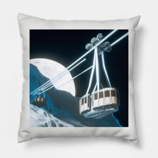 Gothic Moon Tram Pillow