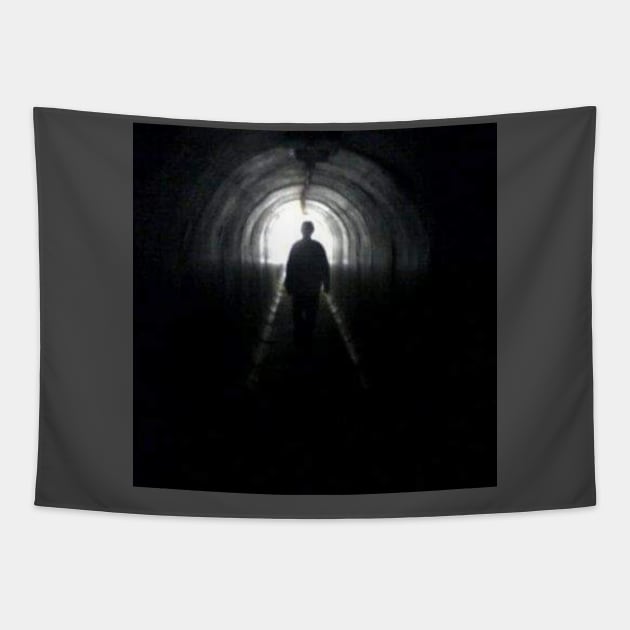 Light at the end of the Tunnel Tapestry by A TrustyWorthy Syndicate 