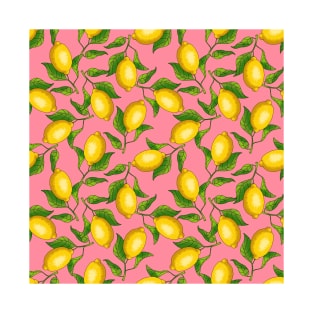 Lemons Pattern T-Shirt