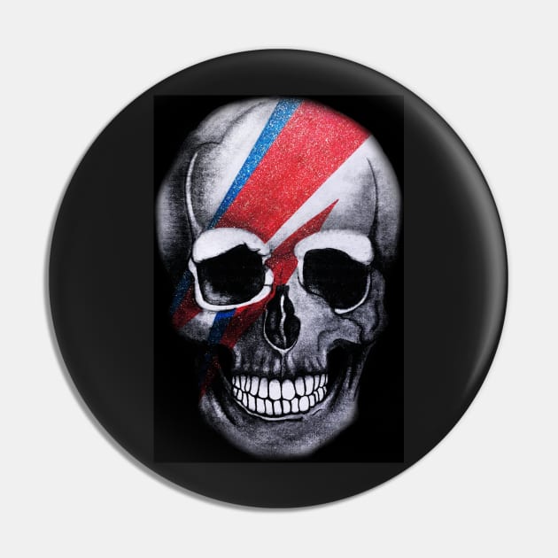 Bowie Skull Pin by Dani-Moffet