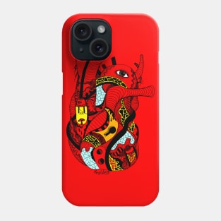 Red Light Heart Phone Case