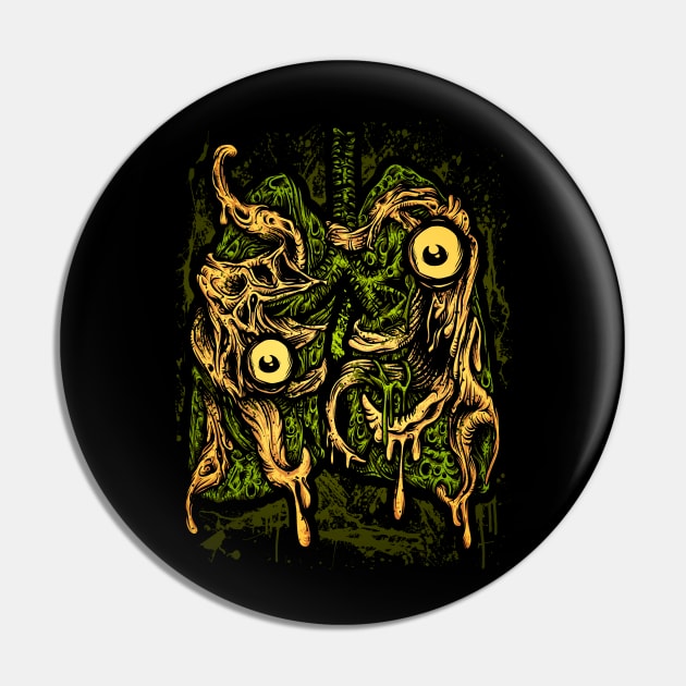 Zombie Lungs Pin by KawaiiDread