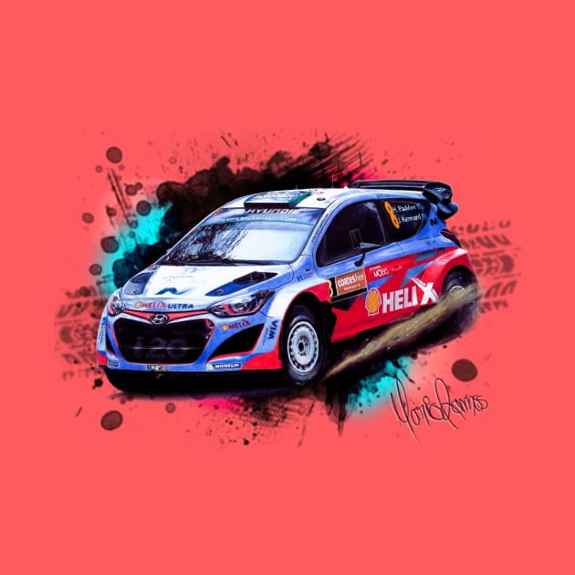 Hayden Paddon's Hyundai i20 WRC by Mario Ramos Rally Art