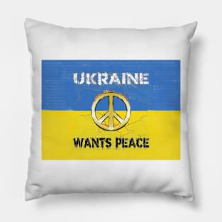 Ukraine Wants Peace Stop the War Pillow