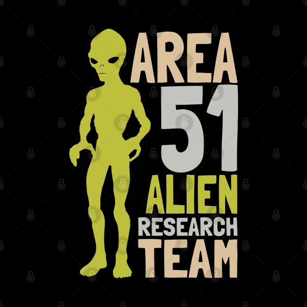 Vintage Alien Research Cryptid Team by KewaleeTee