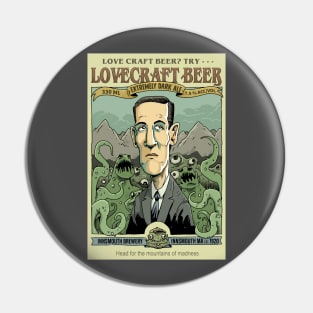 Lovecraft Beer Pin