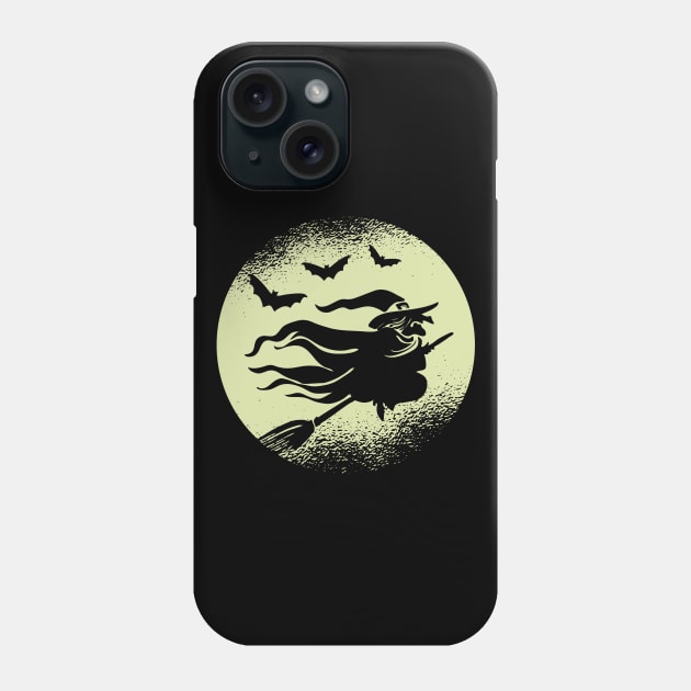 Witch silhouette Phone Case by madeinchorley