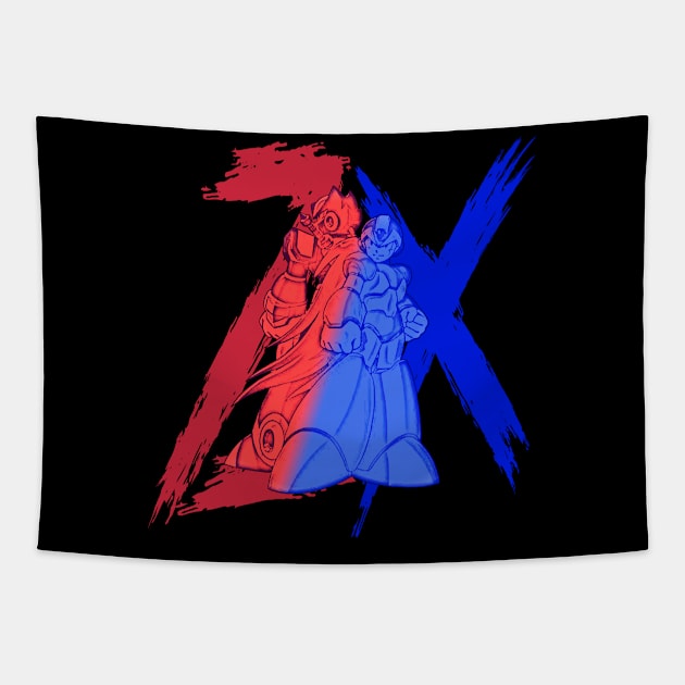 X and Zero Tapestry by Raf_Studio