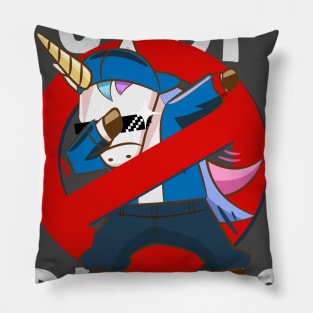 Stop Dabbing Unicorn Tshirt Pillow