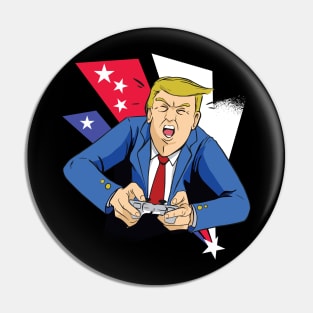 Gamer Trump Pin