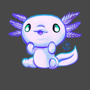 Cutie Axolotl Snow T-Shirt