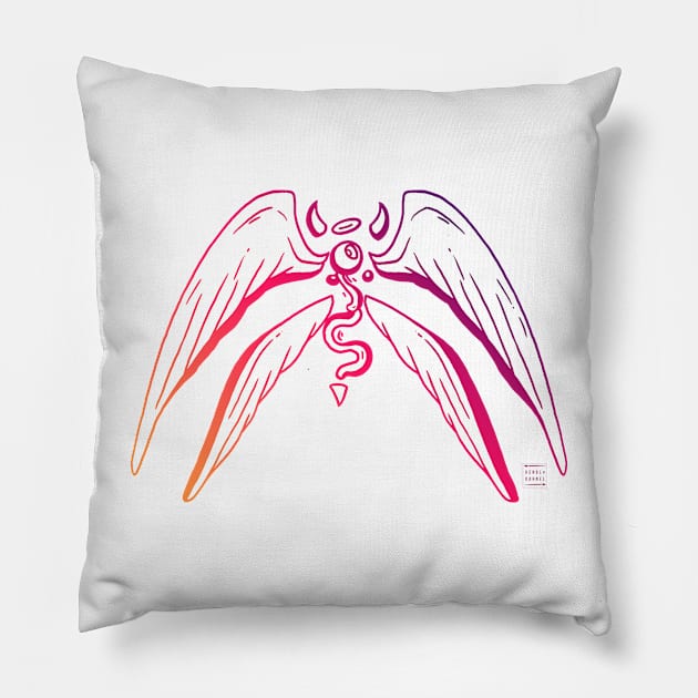 Sunset Sky Angel Eye Pillow by kenallouis