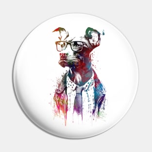 Hipster dog #dog Pin