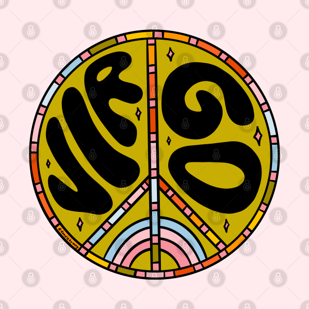 Virgo Peace Sign by Doodle by Meg