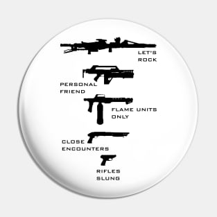 USCM Arms Tribute - black Pin