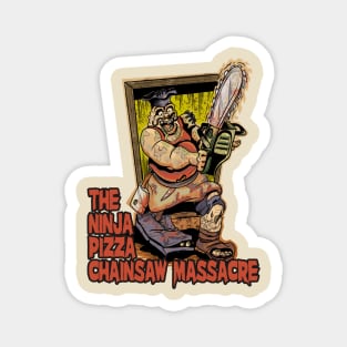 Ninja Pizza Massacre Magnet