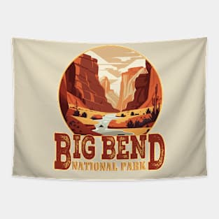 Big Bend National Park US National Park Vintage Tapestry