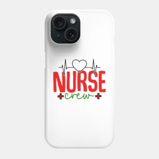 christmas nurse crew Phone Case