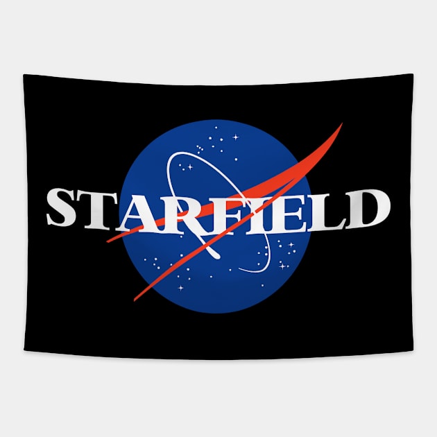 Nasa X Starfield Tapestry by ArcaNexus