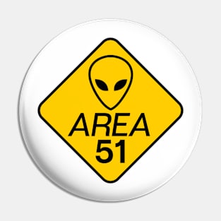 Area 51 Sign Pin