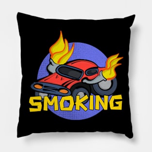 Smoking Car Pillow