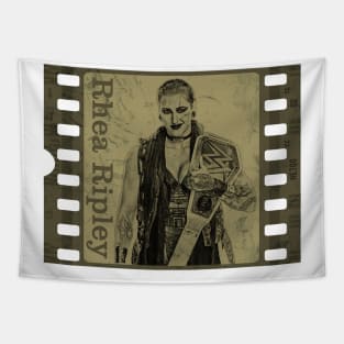 Rhea Ripley-Vintage Film Strip Concept Tapestry