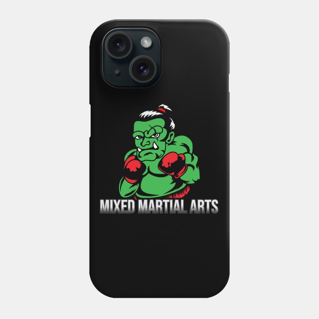 MMA FIGHTER OGRE Phone Case by Excela Studio